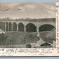 TRENTON NJ NEW PENNA RAILROAD BRIDGE ANTIQUE POSTCARD