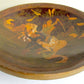 ORIENTAL BATTLE SCENE PAPER MACHE HAND PAINTED LACQUER BOWL antique