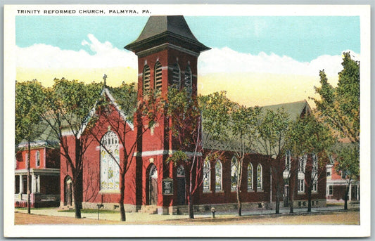PALMYRA PA TRINITY REFORMED CHURCH ANTIQUE POSTCARD