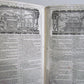 1688 BIBLE ILLUSTRATED BIBLIA SACRA antique VELLUM BOUND