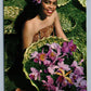 HAWAII FLOWER BUSINESS ISLAND ORCHIDS VINTAGE POSTCARD