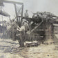 ARTILLERY FEEDING GRANNIE SHELL HOISTED INTO POSITION WWI STEREOVIEW PHOTO
