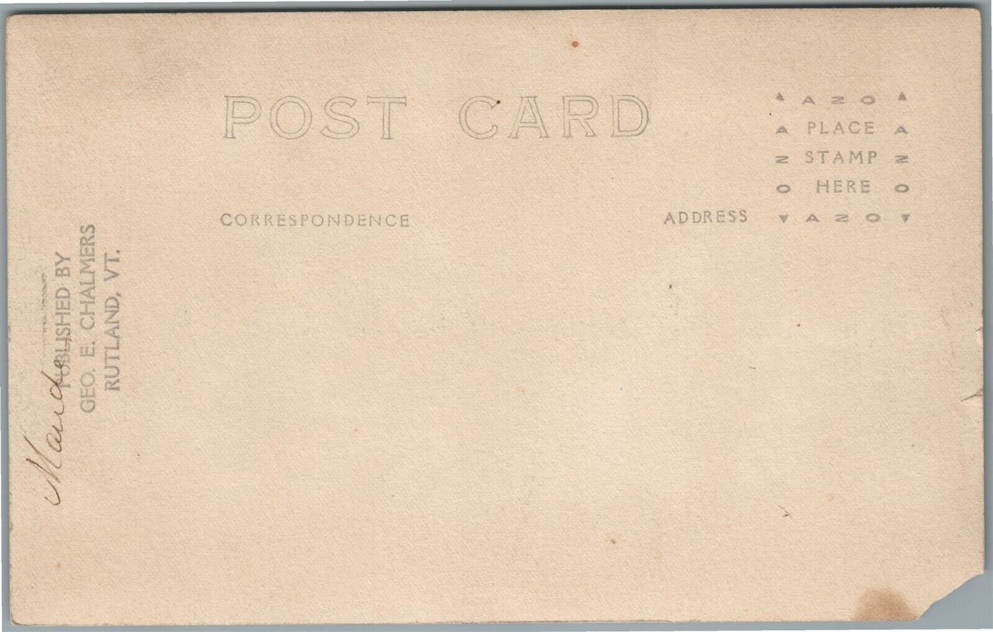 PROCTOR VT POST OFFICE CLOTHING & SHOES STORE ANTIQUE REAL PHOTO POSTCARD RPPC