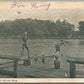 PITMAN NJ ALCYON PARK BATHING ANTIQUE POSTCARD