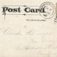 CLAUDE NAME CARD 1906 UNDIVIDED ANTIQUE POSTCARD