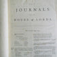 JOURNALS OF THE HOUSE OF LORDS 1647-1648 large folio antique in ENGLISH