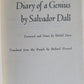 1965 DIARY of a GENIUS by SALVADOR DALI illustrated VINTAGE