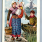 S. BARLETT BOSTON MA COCOA ADVERTISING ANTIQUE POSTCARD PRIVATE MAILING CARD