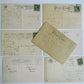 VALENTINE LOT of 7 ANTIQUE POSTCARDS