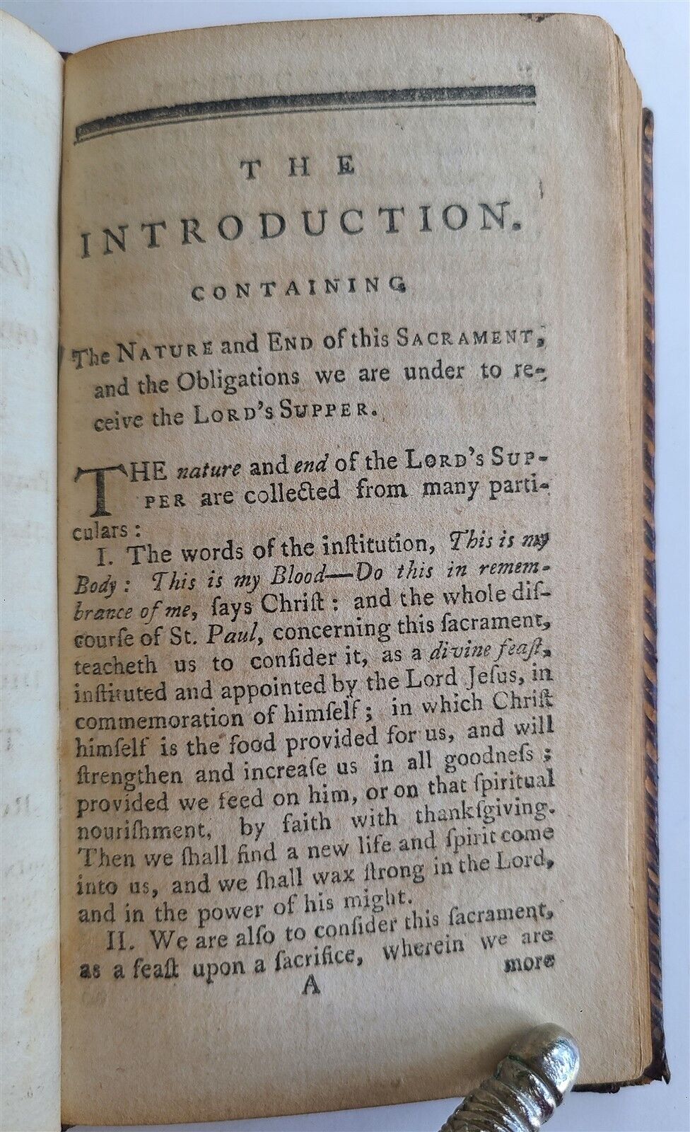 1777 BOOK OF COMMON PRAYER & PSALTER ENGLISH ANTIQUE Cambridge ORIGINAL MOROCCO