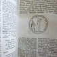 1722 POMPONII MELA De Situ Orbis ARMORIAL VELLUM BINDING antique