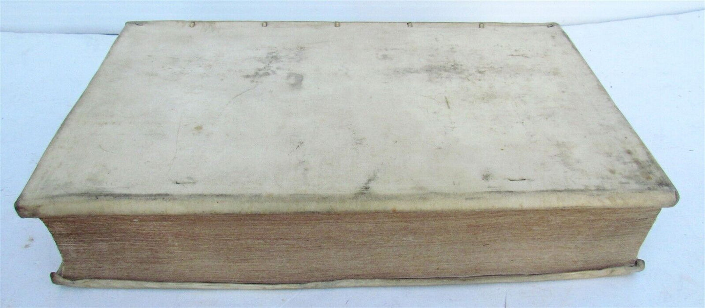 1635 COMMENTARIA IN OMNES DIVI PAULI EPISTOLAS VELLUM FOLIO by Jesuit C. Lapide