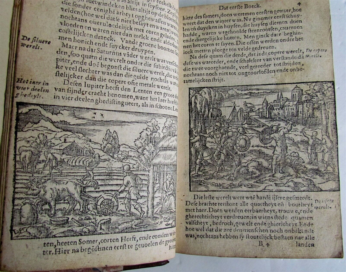 1619 OVID METAMORPHISIS antique ILLUSTRATED