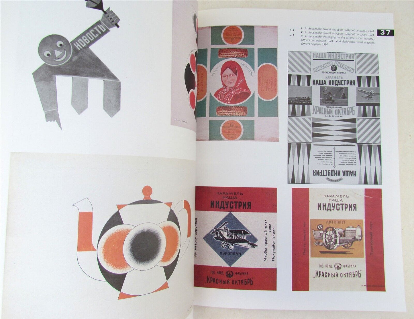 RUSSIAN AVANT-GARDE ARTISTS RODCHENKO & STEPANOVA WORKSHOP ILLUSTRATED ART BOOK