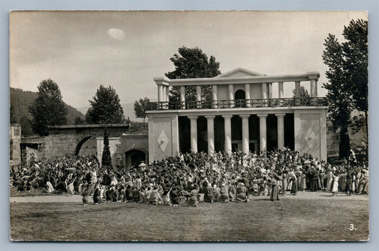 Freiburg im Breisgau GERMANY OPEN AIR THEATRE ANTIQUE REAL PHOTO POSTCARD RPPC