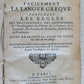 1655 GREEK LANGUAGE STUDY BOOK FRENCH TEXTBOOK antique vellum binding RARE