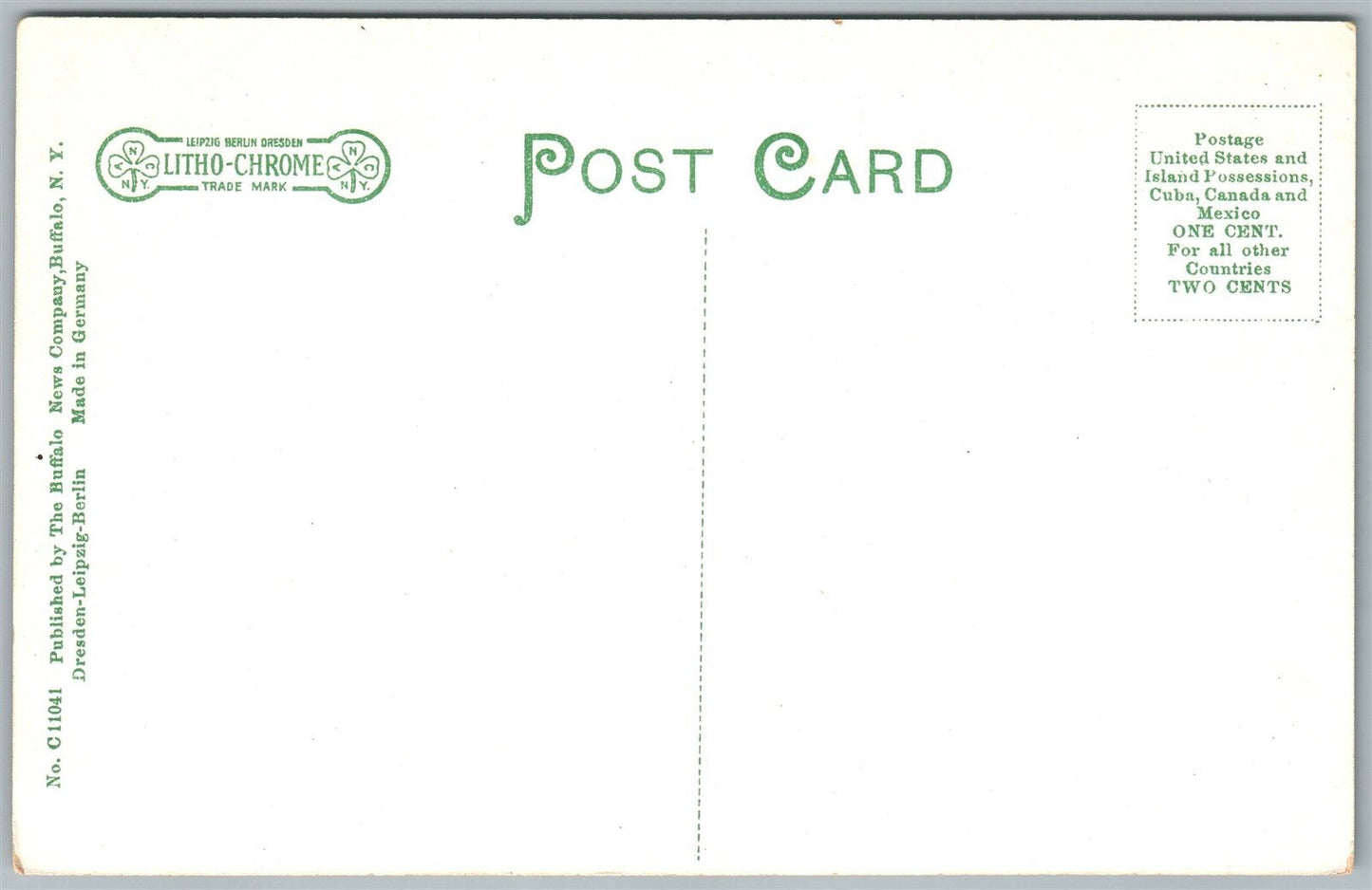 PUNXSUTAWNEY PA WEST END ANTIQUE POSTCARD