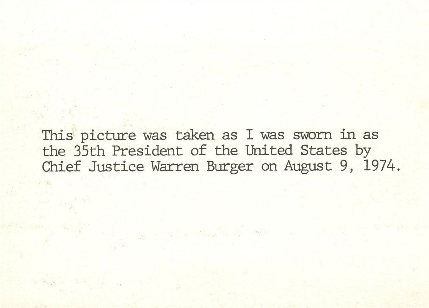 AMERICAN PRESIDENT GERALD FORD VINTAGE REAL PHOTO