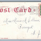 JERSEY CITY NJ POST OFFICE ANTIQUE POSTCARD by ARTHUR LIVINGSTON