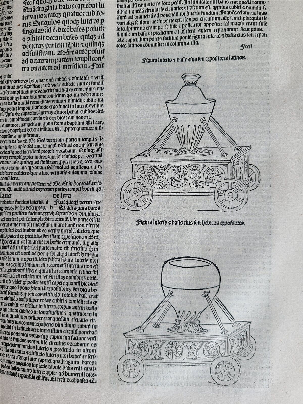 1495 INCUNABULA BIBLE 3 FOLIO VOLUMES COMPLE antique ILLUSTRATED BIBLIA LATINA