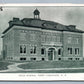 WEST CARTHAGE NY HIGH SCHOOL 1908 ANTIQUE POSTCARD