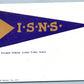 CEDAR FALLS IA IOWA STATE NORMAL SCHOOL FLAG ANTIQUE POSTCARD