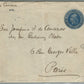 ARGENTINA BUENOS AIRES to PARIS FRANCE late 1800s ANTIQUE COVER