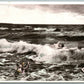 GIRLS in the OCEAN ANTIQUE REAL PHOTO POSTCARD RPPC PHOTOMONTAGE