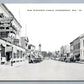 OCONOMOWOC WI EAST WISCONSIN AVENUE VINTAGE POSTCARD