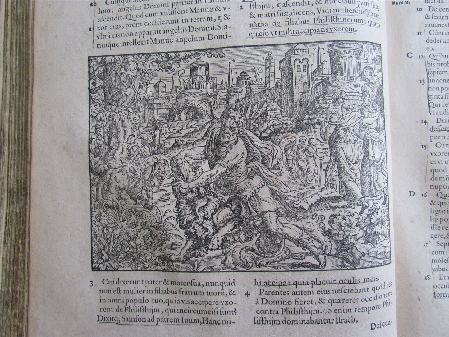 1566 BIBLE ILLUSTRATED by JOST AMMAN antique RARE Sigismund Feierabend FOLIO