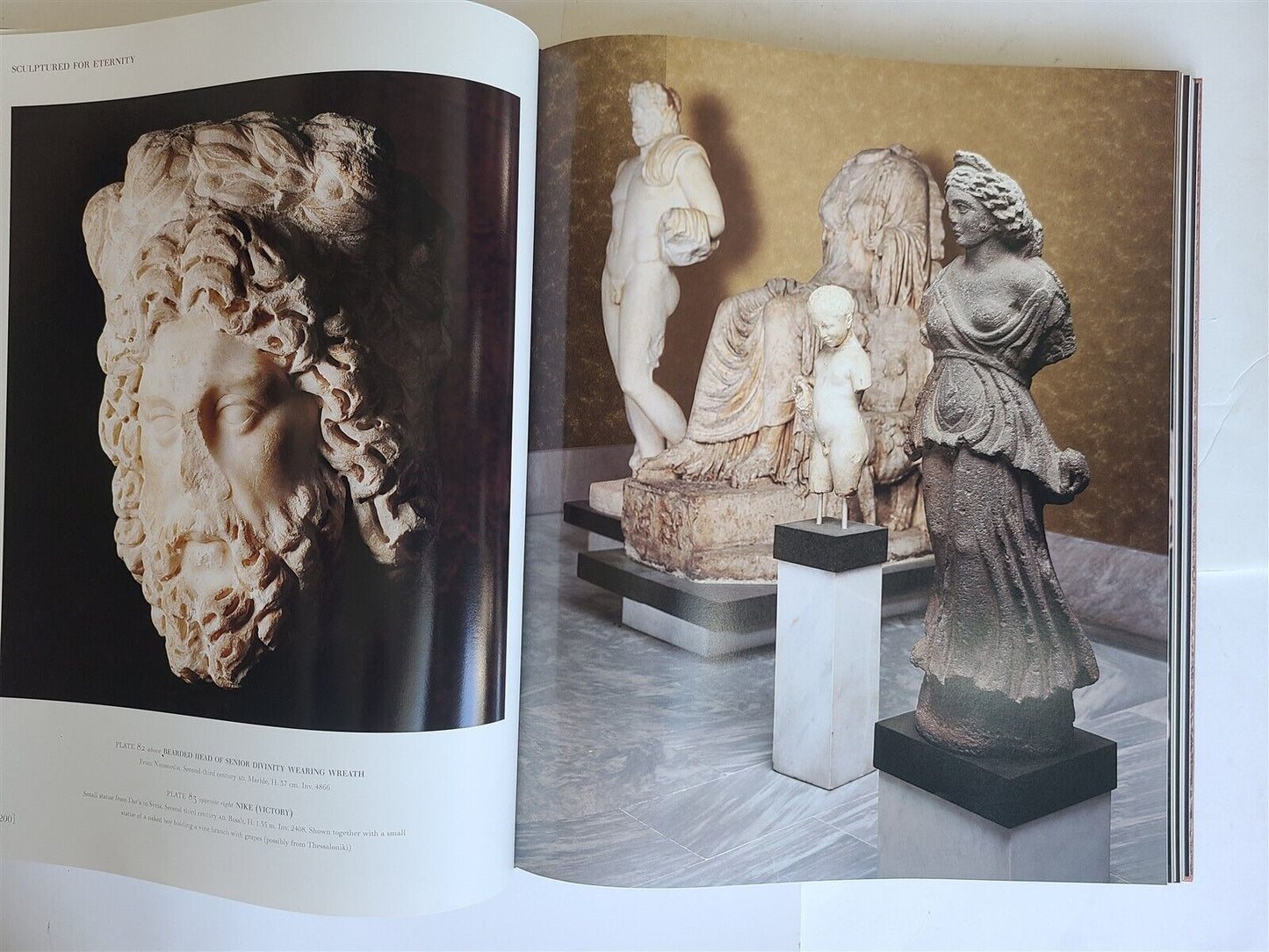 SCULPTURED FOR ETERNITY ART from Istanbul Museum ALBUM FOLIO ILLUSTRATED