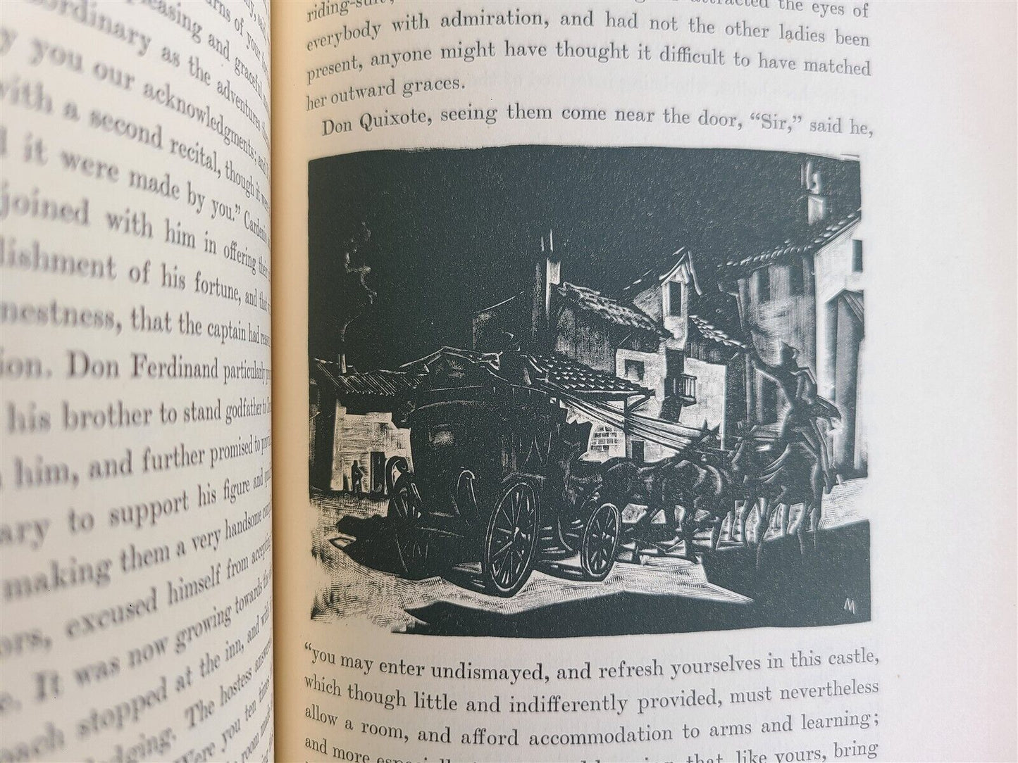 1941 FIRST PART of LIFE of DON QUIXOTE DE LA MANCHA illustrated VINTAGE