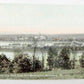 ANTIQUE POSTCARD RIVER & CITY VIEW FROM FORT WASHINGTON HARRISBURG PA