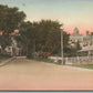 PLYMOUTH MA NORTH STREET ANTIQUE POSTCARD