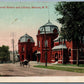 MALONE NY RAILROAD STATION ANTIQUE POSTCARD railway train depot