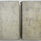 1702 2 volumes VELLUM FOLIO POLYANTHEA SACRA by JESUIT ANDREAE SPANNER ANTIQUE