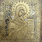 ANTIQUE 18th-19th CENTURY RUSSIAN BRONZE TRAVELER DEISIS ICONOSTASIS