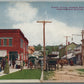 HARBOR SPRINGS MI SCENE FROM RAILWAY STATION ANTIQUE POSTCARD