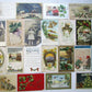 lot of 32 CHRISTMAS & NEW YEAR ANTIQUE POSTCARDS