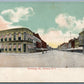 GENEVA NY EXCHANGE STREET 1908 UNDIVIDED ANTIQUE POSTCARD