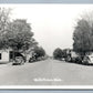 WHITE CLOUD MI COCA COLA SIGN CHEVROLET DEALER VINTAGE REAL PHOTO POSTCARD RPPC