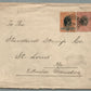 RIO DE JANEIRO BRAZIL to STANDARD STAMP CO. ST.LOUIS USA 1899 ANTIQUE COVER