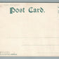 ASBURY PARK & OCEAN GROVE NJ RAILROAD DEPOT RAILWAY STATION ANTIQUE POSTCARD