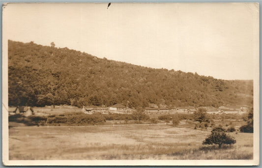 PENFIELD PA CAMP ANTIQUE REAL PHOTO POSTCARD RPPC