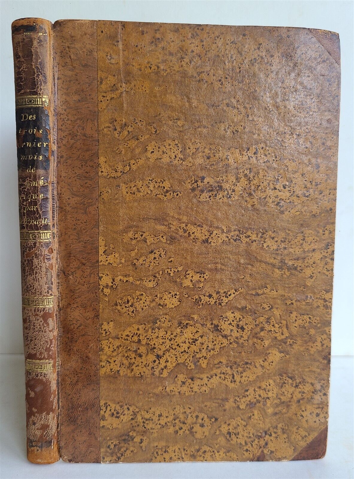 1817 DESCRIPTION of SOUTH AMERICA & BRAZIL ANTIQUE in FRENCH