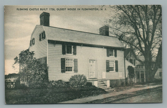 FLEMINGTON N.J. FLEMING CASTLE ANTIQUE POSTCARD