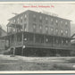 HOLLSOPPLE PA SANN'S HOTEL ANTIQUE POSTCARD