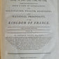 1794 TRAVELS in KINGDOM of FRANCE antique 2 VOLUMES ILLUSTRATED w/ MAPS