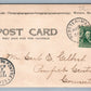 WEBSTER MA LAKE ANTIQUE REAL PHOTO POSTCARD RPPC