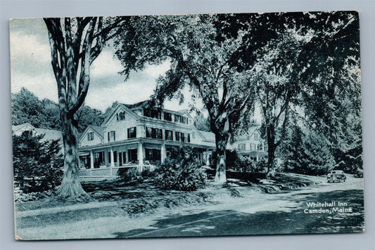 CAMDEN ME WHITEHALL INN VINTAGE POSTCARD